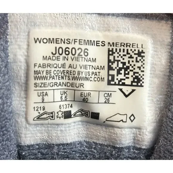 Merrell Moab 2 Shoes Womens 9 Grey Hiking Backpacking Walking Waterproof JO6026 - Picture 10 of 10
